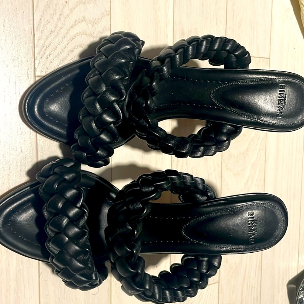 Brand New Alexander Birman heals in black. Never worn